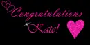 Congratulations Kate