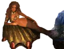Mermaid on shell