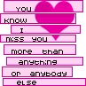 i miss you