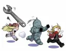 Edward, Winry & Alphonse