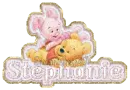 PIGLET AND POOH WITH STEPHANIE