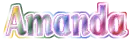 GRADIENT NAME AMANDA
