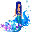 blue mermaid