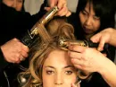 hair of a model