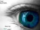 You Boyfriend Likes my blue eyes