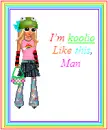 Coloured doll icon