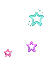 kawaii animated GIF background - stars