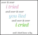 over and over