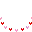 red heart divider