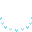 blue heart divider