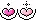 pink heart divider
