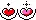 red & pink heart divider