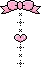 pink heart dangle 