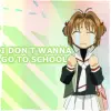 i don't wanna go to school