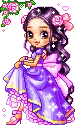 Maiden in Purple Dress