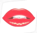 red & black flashing lips