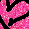 Pink Glitter Heart
