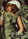 Lempicka's "Young girl in green"