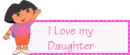 I love my daughter