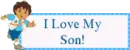 I Love my son