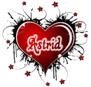 astrid red animated heart
