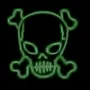 green skull