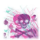 colorful skulls