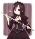 Purple and Black Queen
