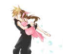 Aerith and Cloud