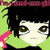 semi emo girl