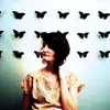 butterflies and a girl