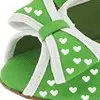 green shoes