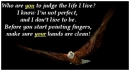 Do Not Judge Me