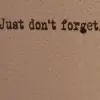 forget