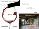 Quote about a husband fine wine and a cellar
