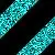 blue/green & black stripes