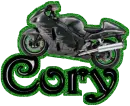 cory black motocycle
