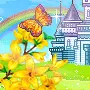 rainbow & castle