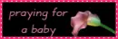 Praying for a baby