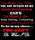 Can't do what I do