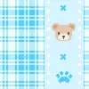 background - blue / bear