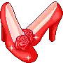red shoes