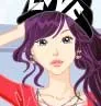 purple heaired girl