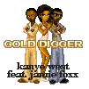 kanye west & jamie foxx gold digga