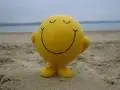 smile on the beach