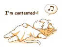 I'm contented ! -Ray the Kitty