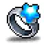 Blue marine ring