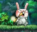 Angry rabbit