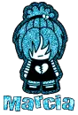 Marcia - Blue Goth Doll