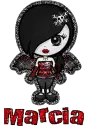 Marcia - Red Goth Doll